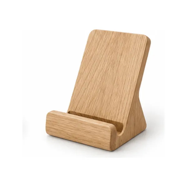 Nord Oak Phone Stand on a white background