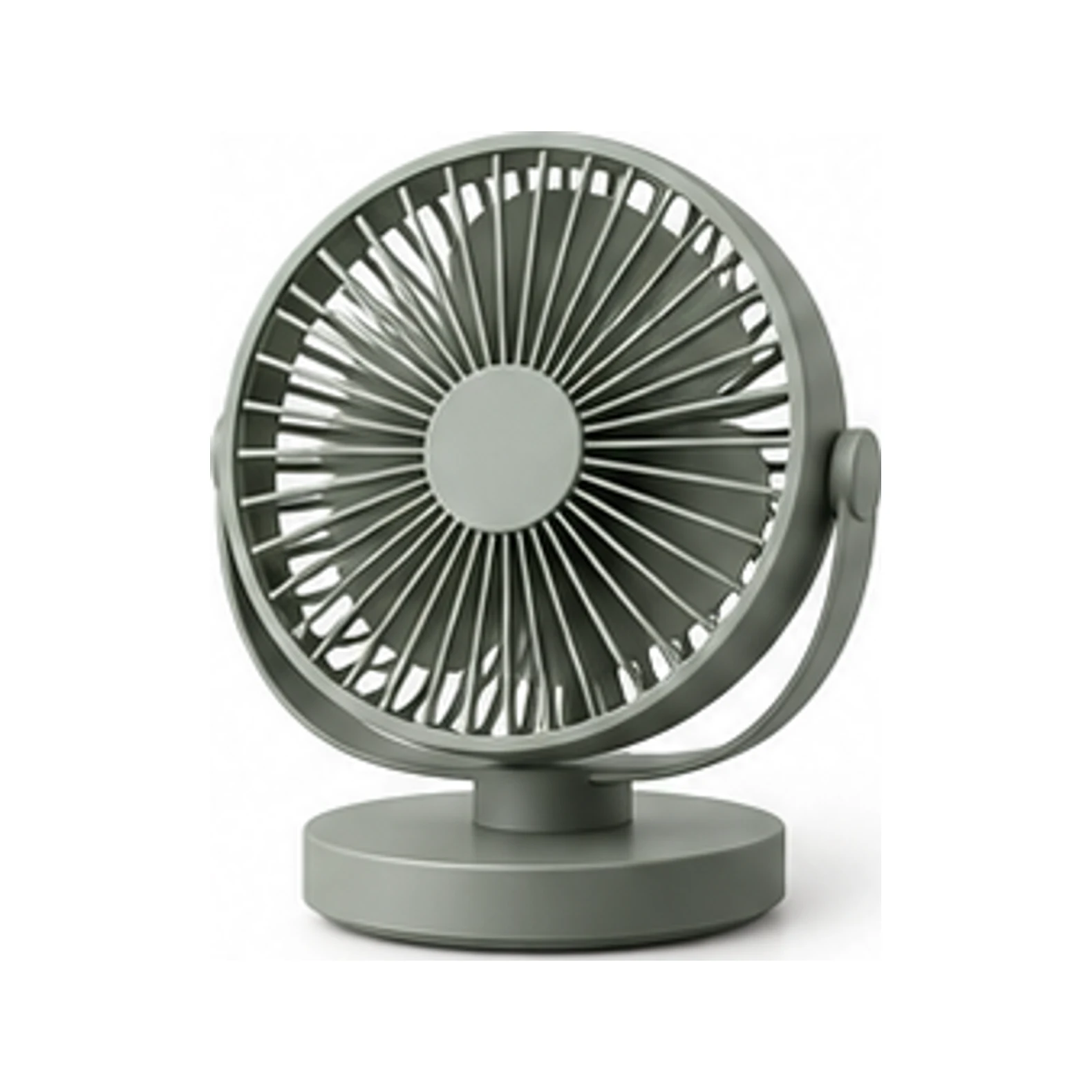 Tilting Desk Fan on a white background