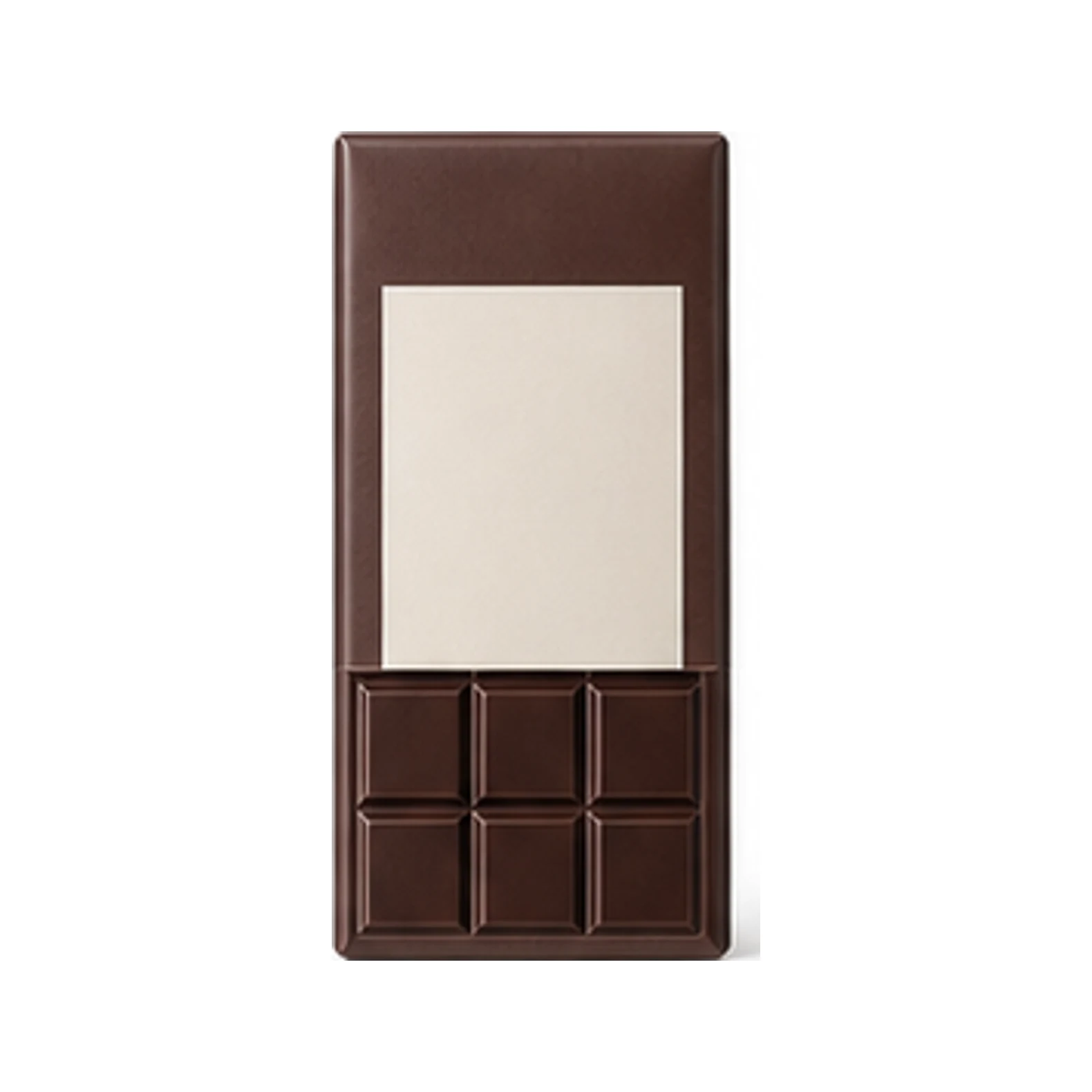 72% Dark Chocolate — produs pe fundal alb