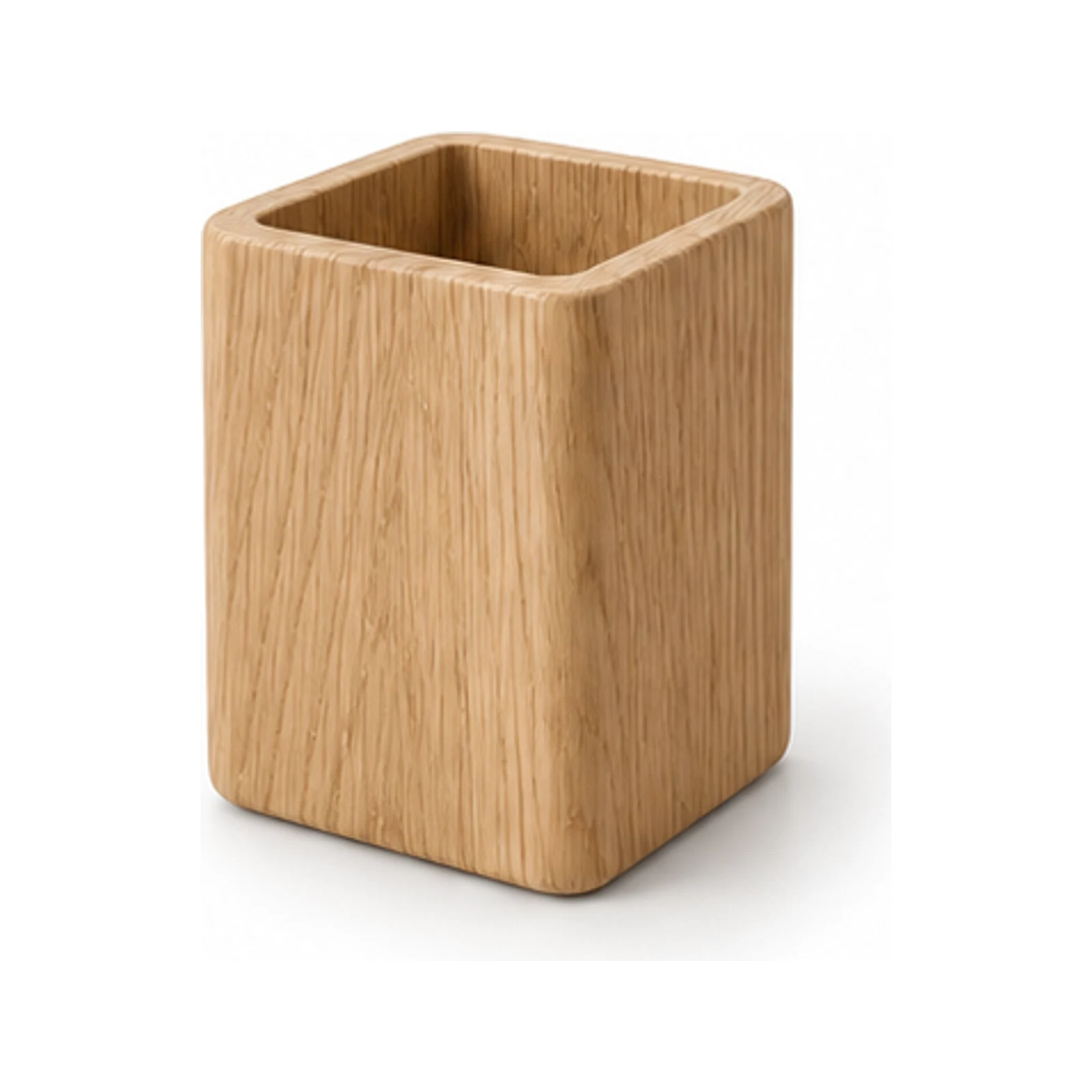 Nord Oak Pencil Cup on a white background